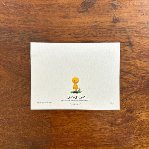 Suzy’s Zoo Series Linen Notecards - Picture 7 of 16